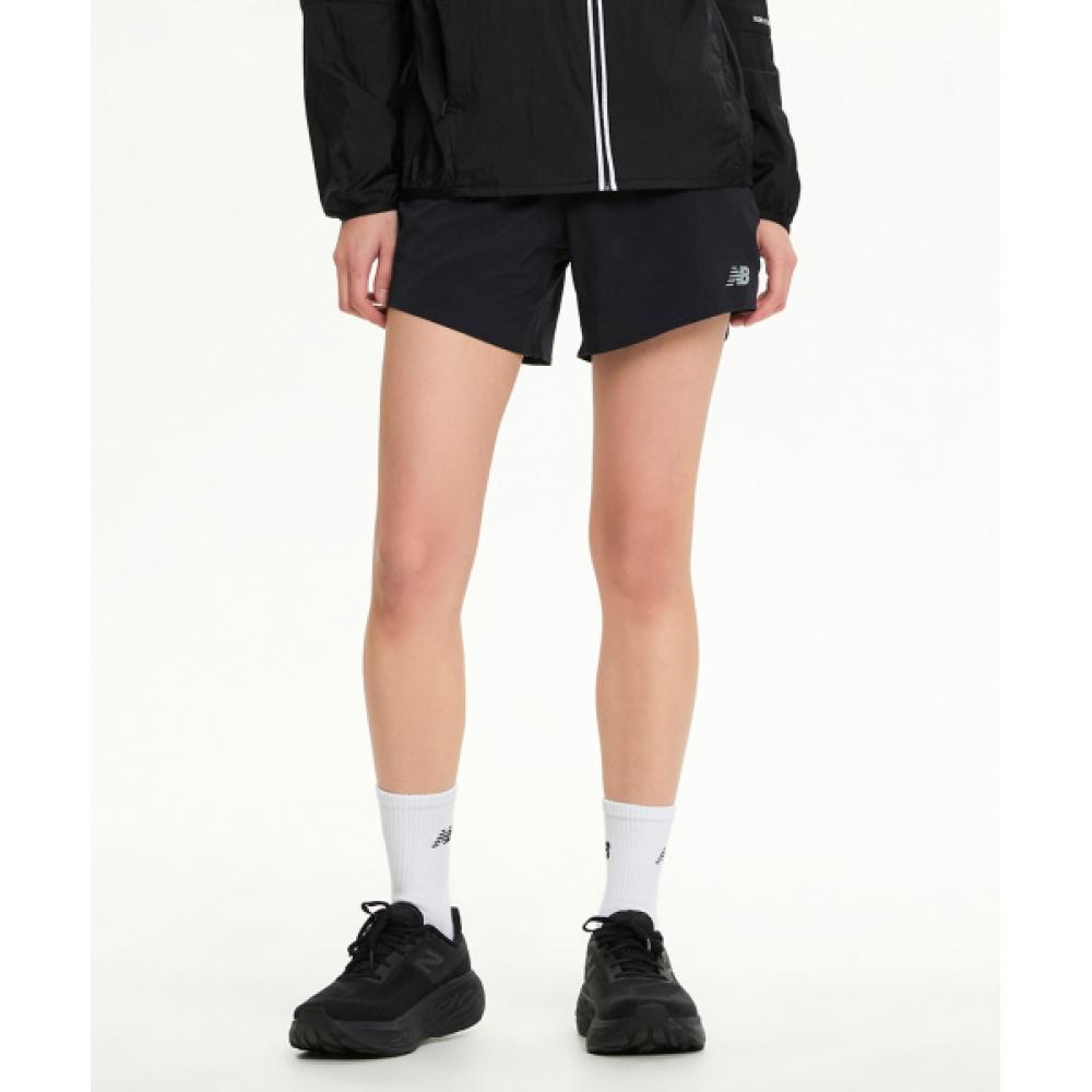 

New Balance Nbnvf26312 Women 4 Part Rc Shorts Black (19)BLACK/L(080)