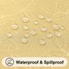HAPIHAPPY Round Tablecloth Leaf Twig Diagram Polyester Tablecloth Rectangular For Banquet Hook Jacquard Table Cloth Waterproof