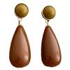 Modern Minimalist Drop Earrings Elegant Pendant Earrings Resin Alloy Texture Suitable for Everyday Stylish Outfits