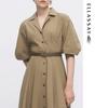 ELLASSAY Spring/Summer Hepburn Style Shirt Dress
