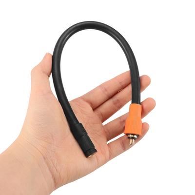 Bicycle Tire Inflation Adapter M6 Threaded Hose Heat Resistant Sleeve High Pressure Tire Inflator Extension Tube