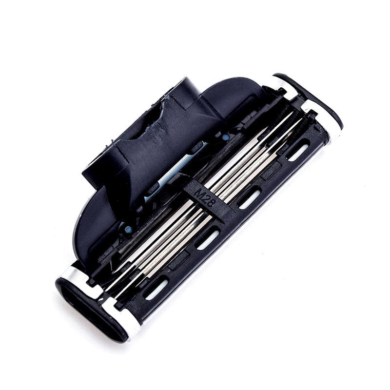 8Pcs/pack Men's Shaving Razor Blades for Men 3layers Blade Shaving Cassette