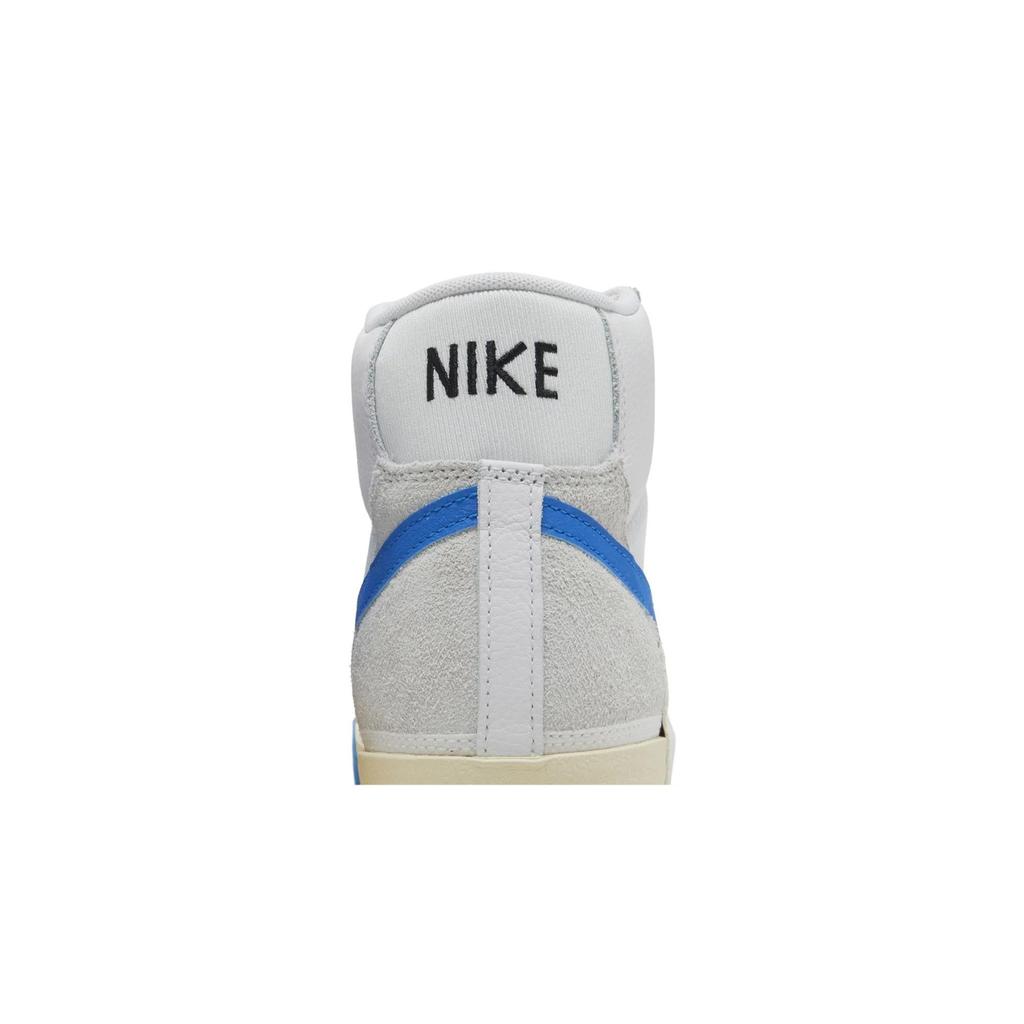 Nike Blazer Mid '77 Pro Club 'Remastered - Photo Blue' (Unisex) White / White / Beach / Photo Blue Skate Shoes DQ7673 102