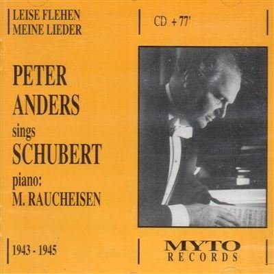 

CD PETER ANDERS - Schubert;Songs 1MCD973163 Italy Classical Used