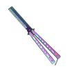 Unsharpened Folding Butterfly Practice Comb for Outdoor Camping