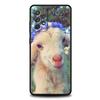 Мультяшный Милый Козлик Чехол для Телефона Для Samsung Galaxy A15 A13 A51 A71 A41 A31 A21S A03S A05 A35 A32 A55 A23 A25 A33 A53 A73 5G Чехол