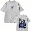 2026 Sommer Spiel Devil May Cry Vergil Doppelseitiger Druck Grafik T-Shirt Y2K Herren Damen Gothic Rundes T-Shirt Retro Vintage Grafik Übergroßes T-Shirt