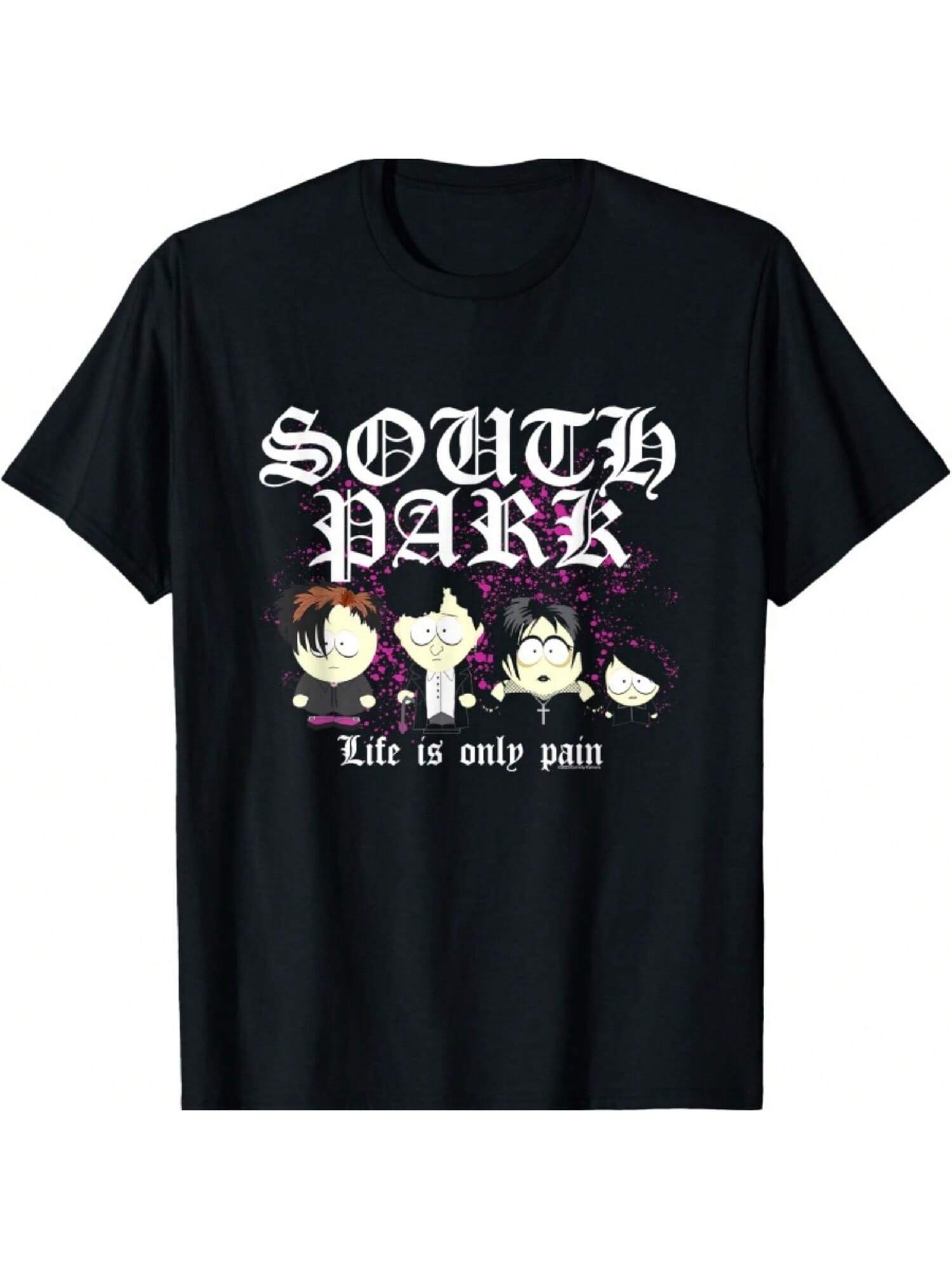 South Park Goth Kids Life Is Only Pain T-Shirt S разноцветный