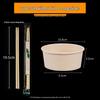 Yun Duo Disposable Bamboo Fiber Bowl & Chopsticks Set