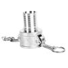 1.5in Camlock Fitting Stainless Steel Quick Install Female Cam Lock Hose Fitting for Pipe Connecting Car Maintenance
