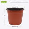 Large Disposable Seedling and Flower Pot, Double Color, Soft Plastic