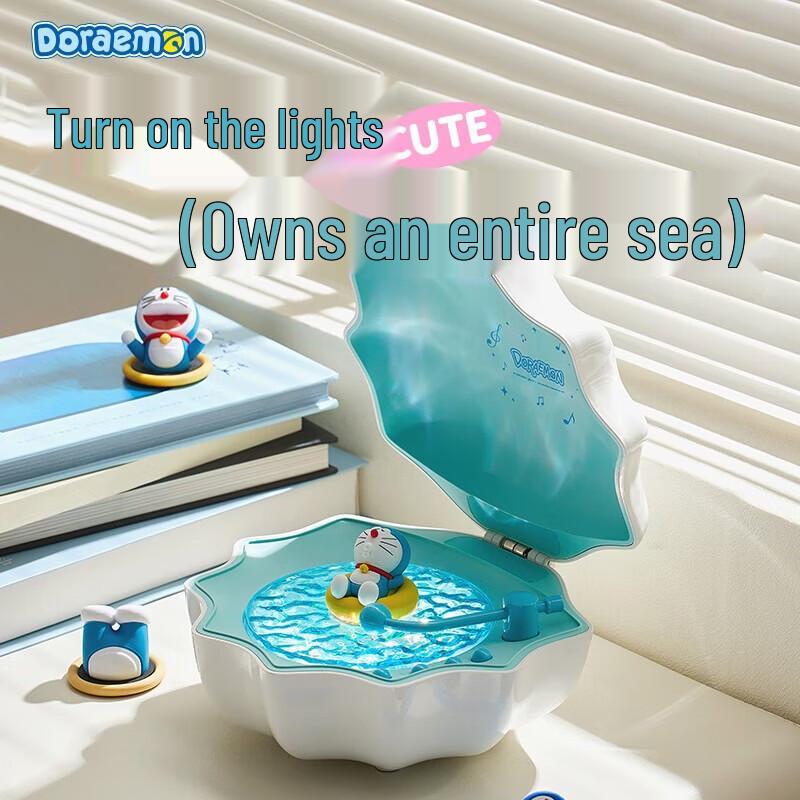 ROCK Doraemon Shell Bluetooth Speaker with Ambient Light CN plug (adapter included)