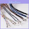 Glasses Dualuse Beads Fashion Mask Lanyard Crystal Woven Beads Glasses Chain Mask Chain Necklace Jewelry Earphone Chain