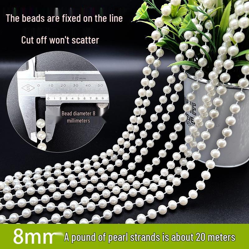 Pearl Bead String Curtain for Wedding Decoration