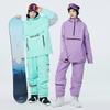 Damen Herren Isolierte Wasserdichte Snowboard Bergjacken mit Kapuze Skimantel Snowboard Winter Skianzug