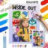 Inside Out Riley Emotions Oil Paint by Numbers Art Kit Handmade Painting Home Decor Gift