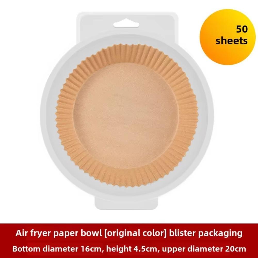 

Бумага для аэрофритюрницы Одноразовая Кухонная для выпечки Коврик для аэрофритюрницы Маслостойкий Антипригарный Микроволновая Барбекю Подкладка Бумага для выпечки