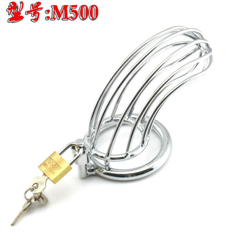 Metal Cage Penis Lock Chastity Lock Chastity Cleaner Long-Term Wear CB Sex Toys Sex Tools Cage SM