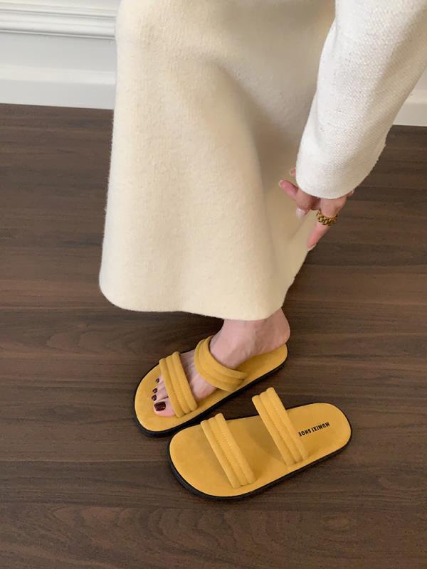 Fashion Slippers Women Summer Beach Shoes Slides Sabot Flat Scandals Rome Shoes Woman 2025 Slippers For Swimming Pool Beach Flat Summer