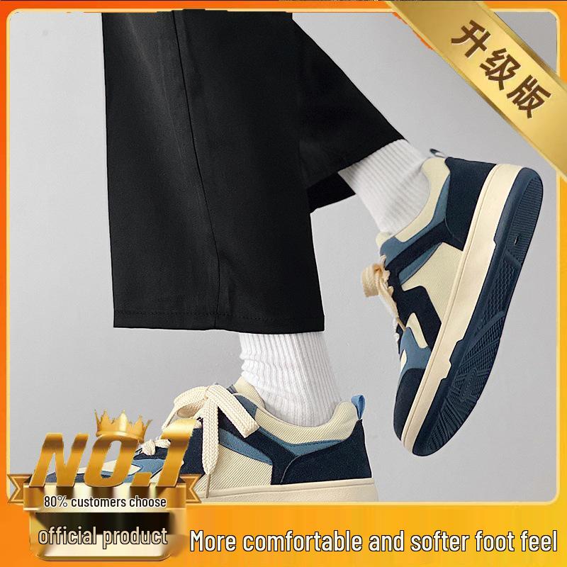 2025 Европейские мужские летние дышащие повседневные кроссовки: Модная и универсальная спортивная обувь 44