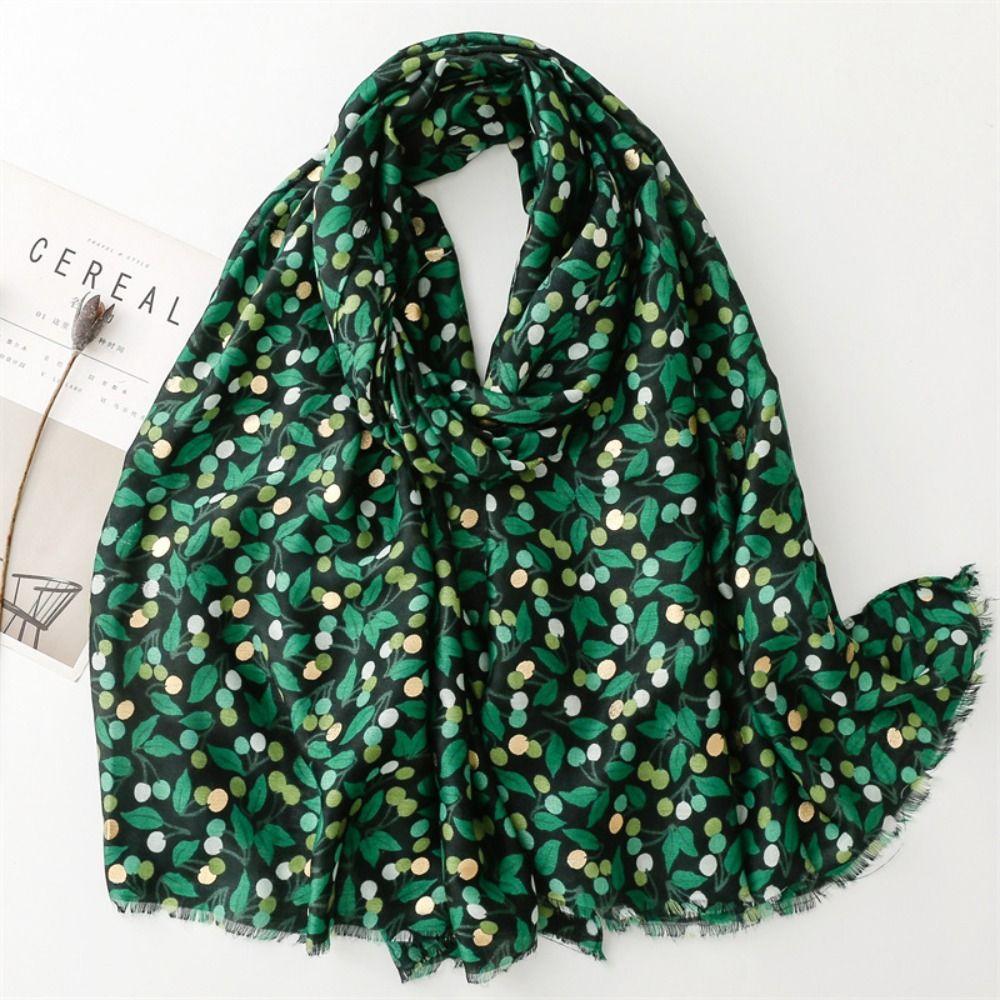 

Spring Autumn Cherry Floret Scarf High Quality Travel Scarf Fashion Lady Wrap