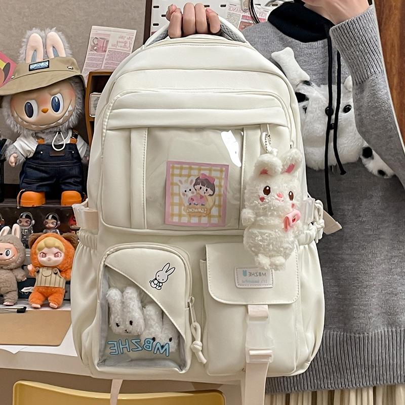 Versatile Large Capacity Computer Backpack  Junior High School Travel Bag Senior High School Backpack