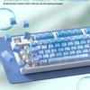 104-Key Wired Mechanical Gaming Keyboard - Blue/Black Switch, Silent, Stylish for Office & Esports