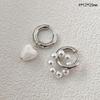 Heart Pendant Ear Buckle Able Irregular  Tassel Earrings Sweet Cool Metal Chain Ear Cuff Accessories Gifts