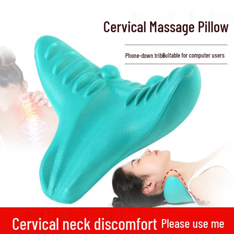 Cervical Traction Acupressure Pillow: Neck, Spine, and Shoulder Massager