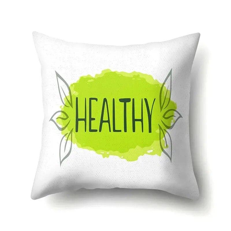 

Зеленая наволочка для дома гостиная диванная наволочка спальня комната общежитие прикроватная наволочка 45x45см 40x40cm