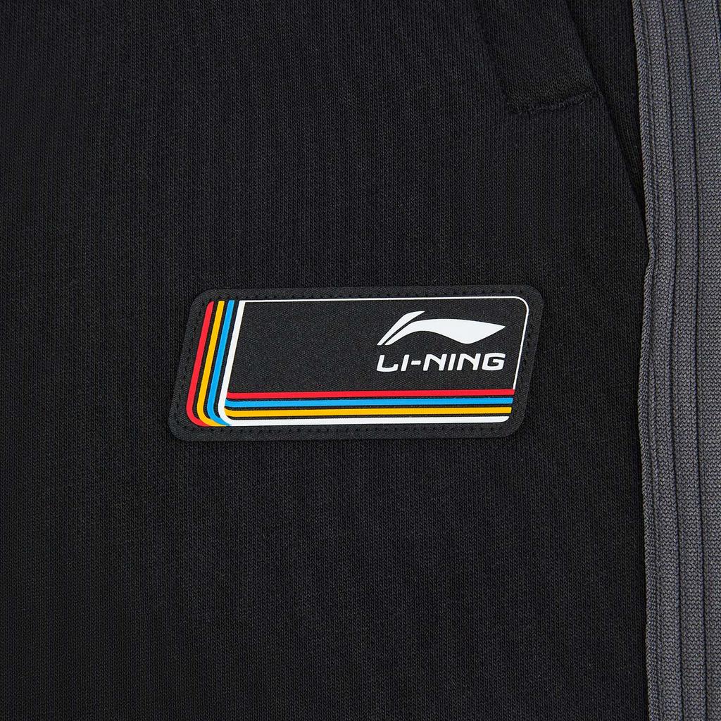 Li Ning Sports Lifestyle Series Logo Letter Color Block Knitted Sports Pants Men bottoms AKLW337-3