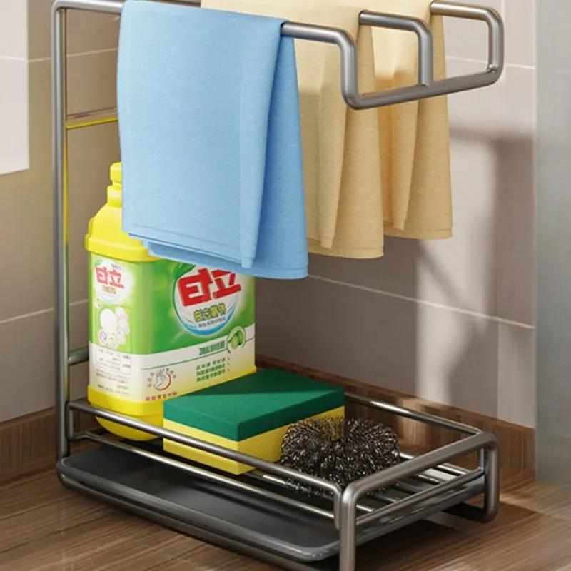 Kuchyňské odkapávače Organizér do kuchyně Držáky na náčiní do dřezu Odkapávací úložná police Organizér na houbičky Domácí stojan na nádobí