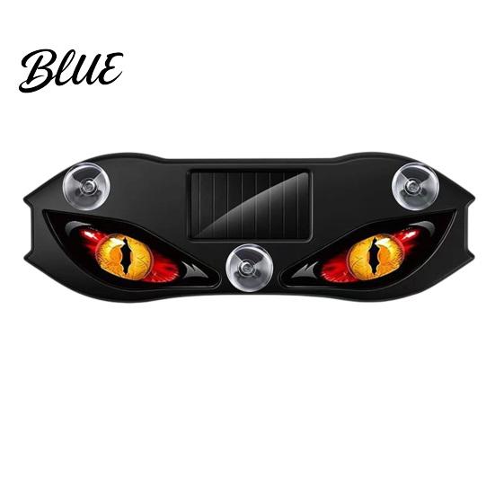 Auto Innenraum Ambientebeleuchtung Solare Dämonenauge Auto Fensterlicht Wasserdicht Kabellos Dynamisches Warnzeichen mit Saugnapf Neon Stil Nachtlampe Becher USB