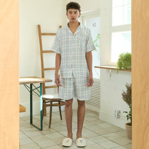 [Dap] Sunday Blue Prieb Kara Pajama Set Unisex [Shipped from Korea] 100% Authentic