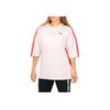 Puma Casual Round Neck Short Sleeve T-Shirt Women Tops Pink 598529-17