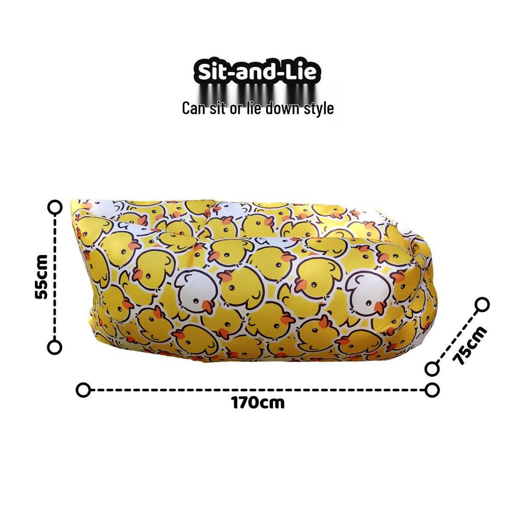 Inflatable Music Festival Sofa - Portable Outdoor Air Couch for Camping & Events