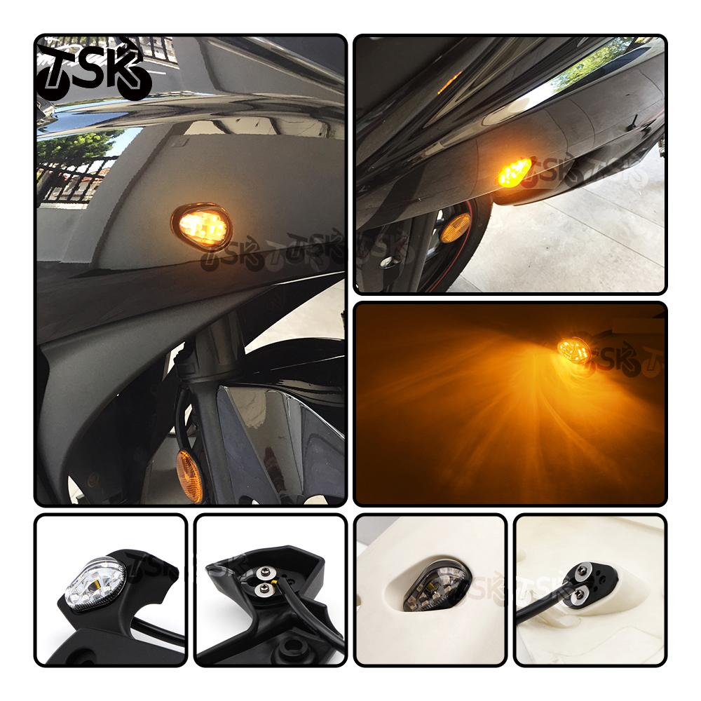 LED Turn Signal Light For YAMAHA FZ8 FZ6 N S R FZ1 Fazer XJ6 Diversion/F XJ6N TDM 900 Motorcycle Accessories Universal Mini