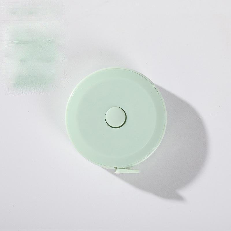 

1PC/15PCS 1.5m Small Tape Measure Portable Soft Leather Three Measurement Clothes Automatic Recycling Mini Leather Tape Measure зелёный