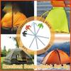 Fluorescent Tent Stakes With Led Nails For Camping Tents And Outdoor Camping Equipment