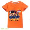 Nieuwste Brandweerman Sam Camiseta Kinderen Zomerkleding Junior Jongens Korte Mouw Tops Baby Meisjes Pure T-shirts Kinderkleding