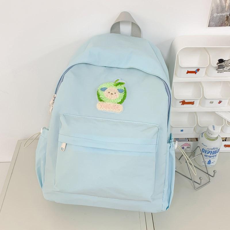 The new schoolbag is high-value, fresh and sweet, candy-colored backpack, lightweight and large-capacity backpack for junior high school students.