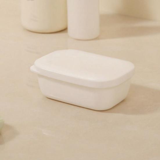 Auslaufsichere Reise-Seifendose Silikon-Seifenbox mit Drainageschicht Tragbarer Seifenbehälter für Badezimmer, Fitnessstudio, Camping, Reisen