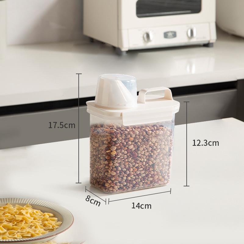 Multigrain & Millet Sealed Storage Box - Insect & Moisture-Proof Rice Bucket for Household Use