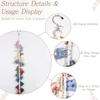 Claw Clip Organizer Rotating Display Claw Clips Hanger For Girl Home Decor Wall Door Closet Bathroom Nursery Bedroom