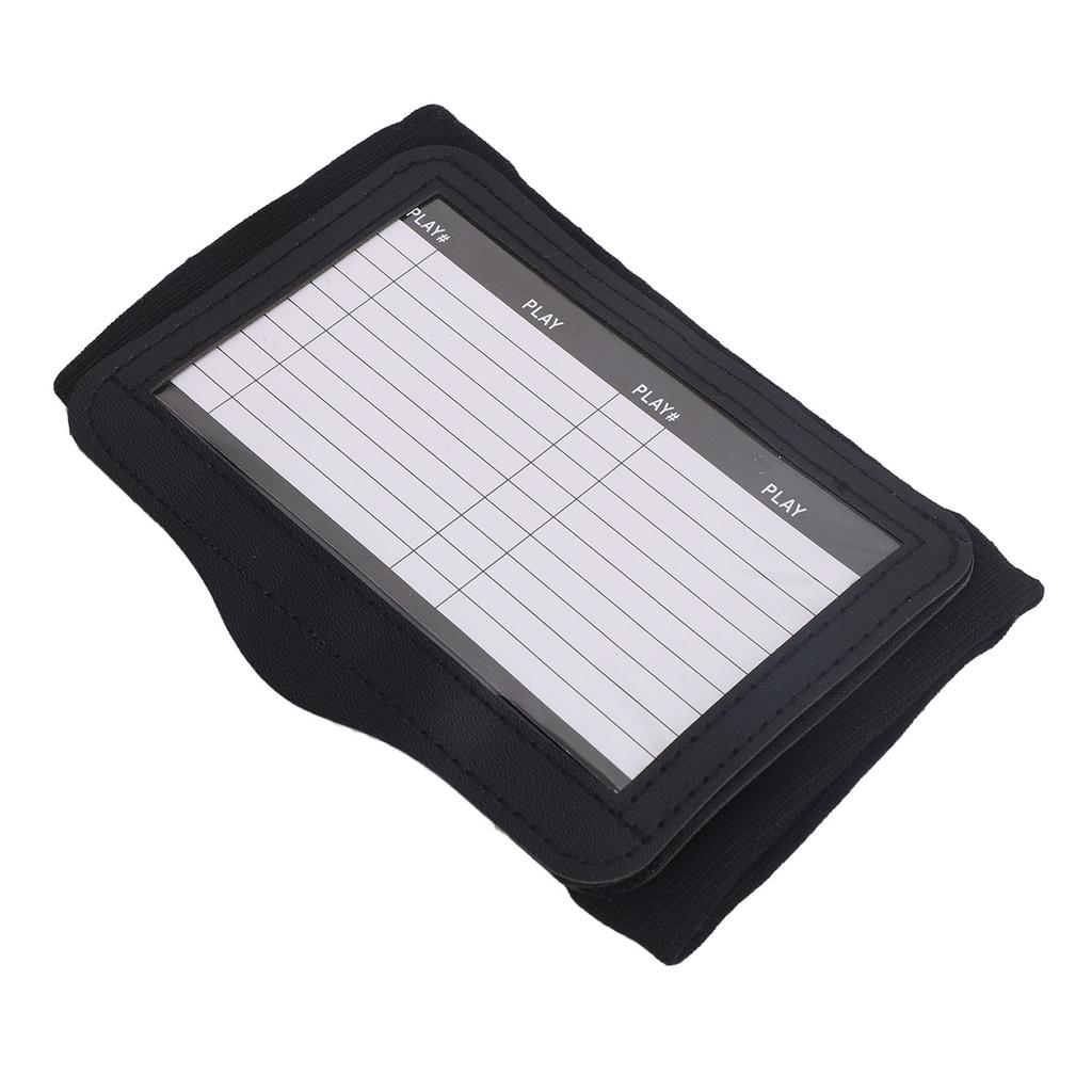 Fascia da Polso per Calcio Playbook da Polso Allenatori Calcio Play Fascia da Polso per Calcio Baseball Nero
