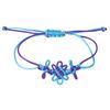 Trendy Demon Hunter Girls' Colorful Chinese Knot DIY Weaving Bracelet Wristband Accessories