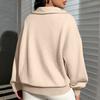 Womens Casual Long Sleeve Drawstring Sweatshirt Pullover Tops Loose Oversized Clothes