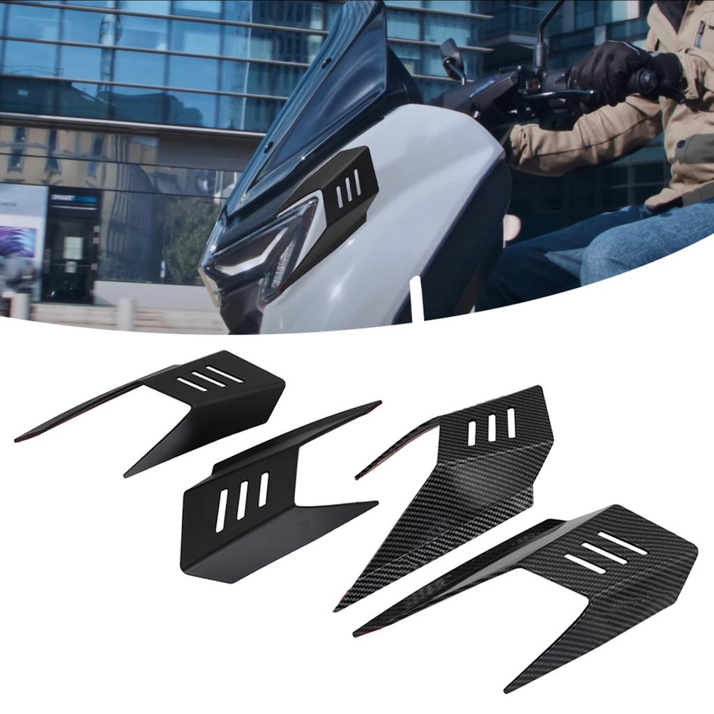 Motorcycle Front Fairing Winglets Aerodynamic Wing Cover Trim Spoiler Winglets Body Work Fairing for 2024 Model
