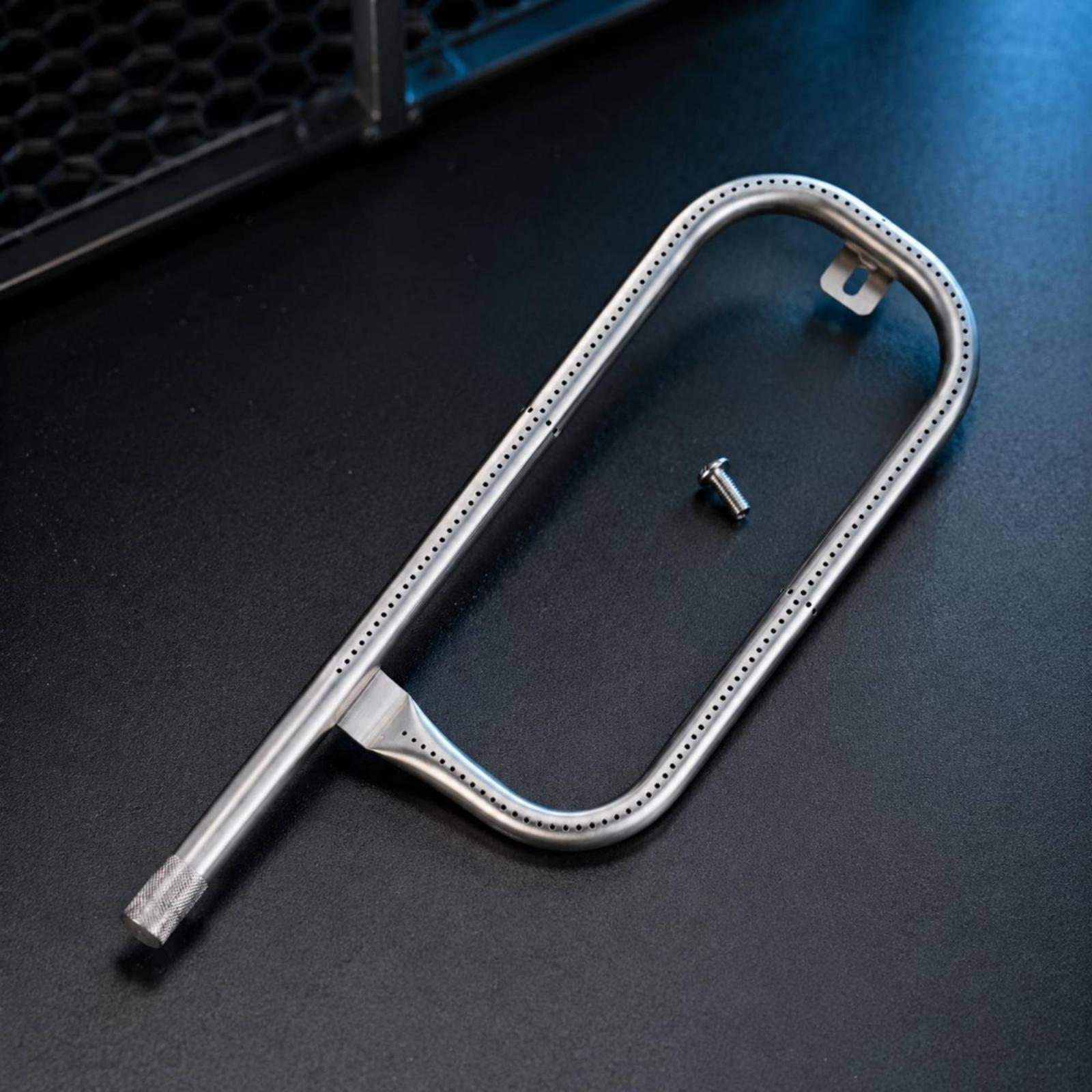 Gas Grill Burner Tube 17 Inch Stainless Steel Side Ports