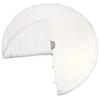 Nordic Simple White Long Pile Christmas Tree Skirt and Decor Set